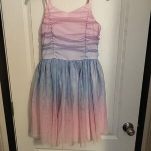 Pink and Blue Kids Dress